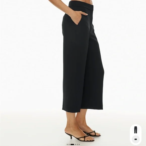 WILFRED The Limitless Pant Cropped in Black - Picture 2 of 9